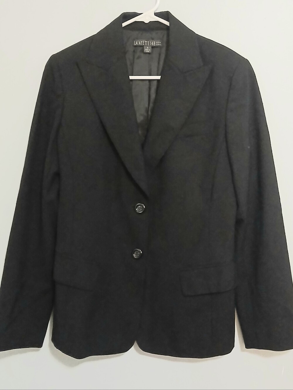 Lafayette 148 New York Black Women's Tailored Blazer